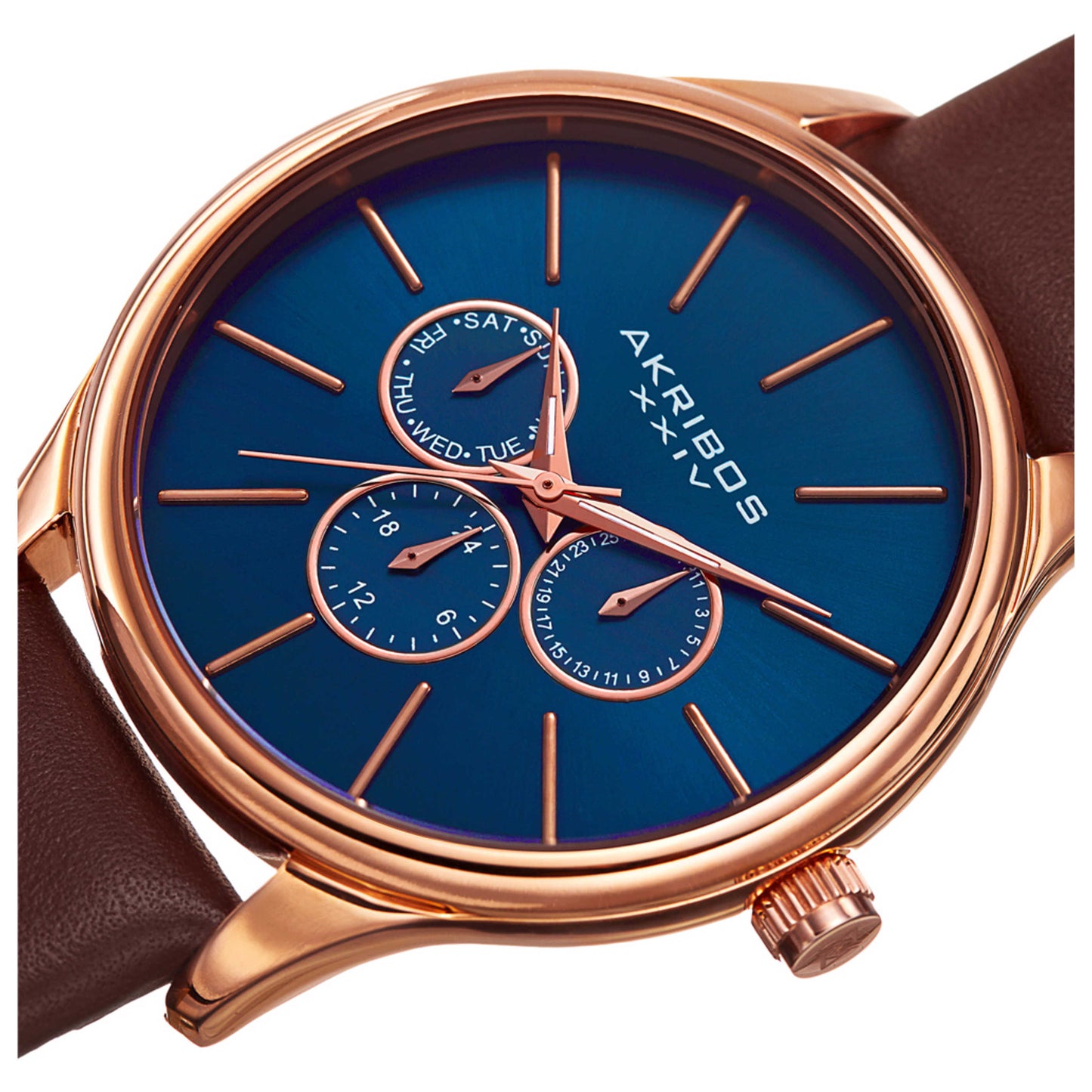 Akribos Xxiv Classic Men's Quartz Watch AK870RGBU - Image #5