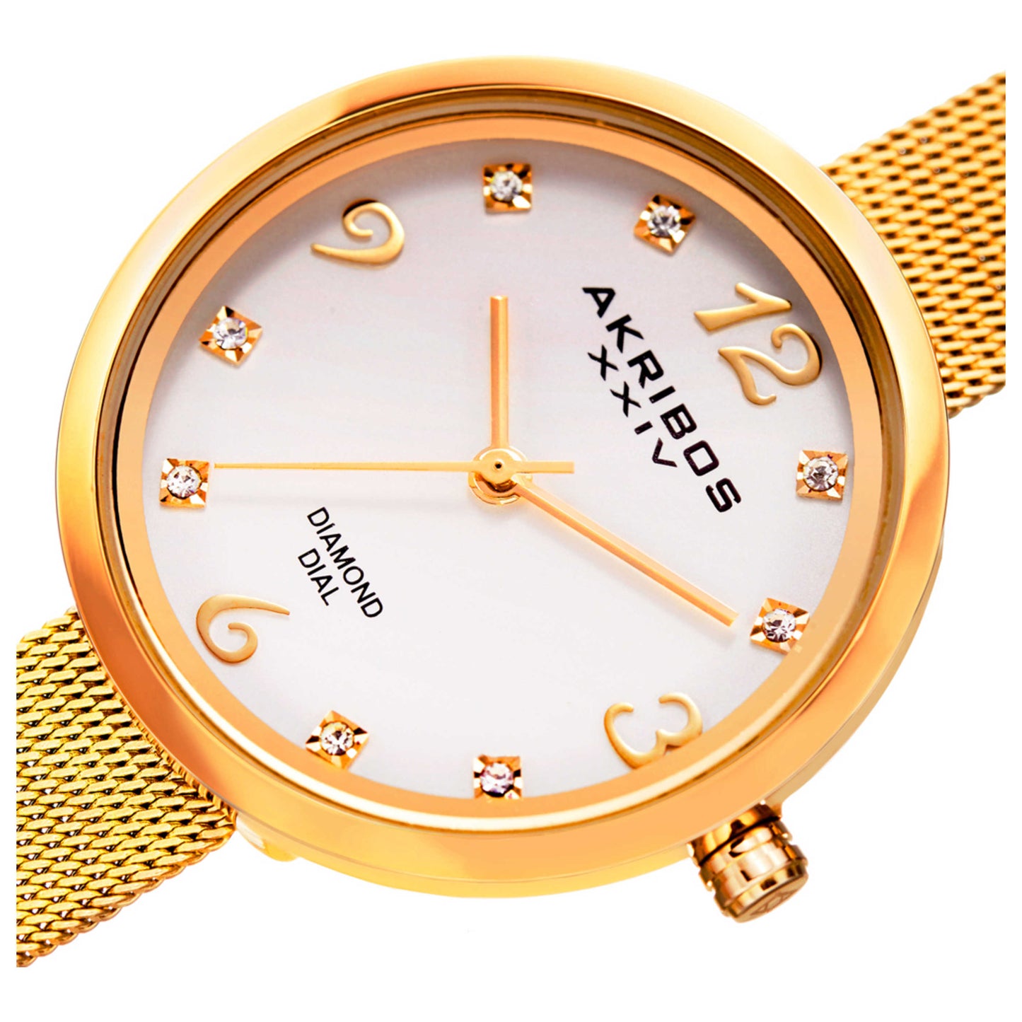 Akribos Xxiv Classic Women's Quartz Watch AK875YG - Image #5