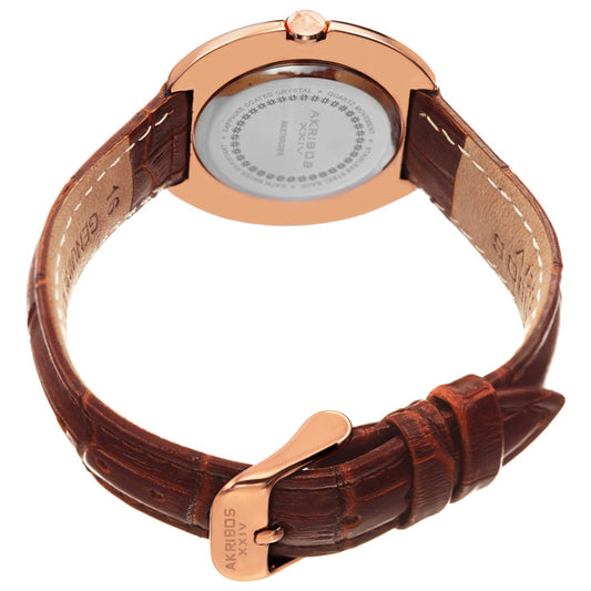 Akribos Xxiv Classic Women's Quartz Watch AK876RGBR - Image #2