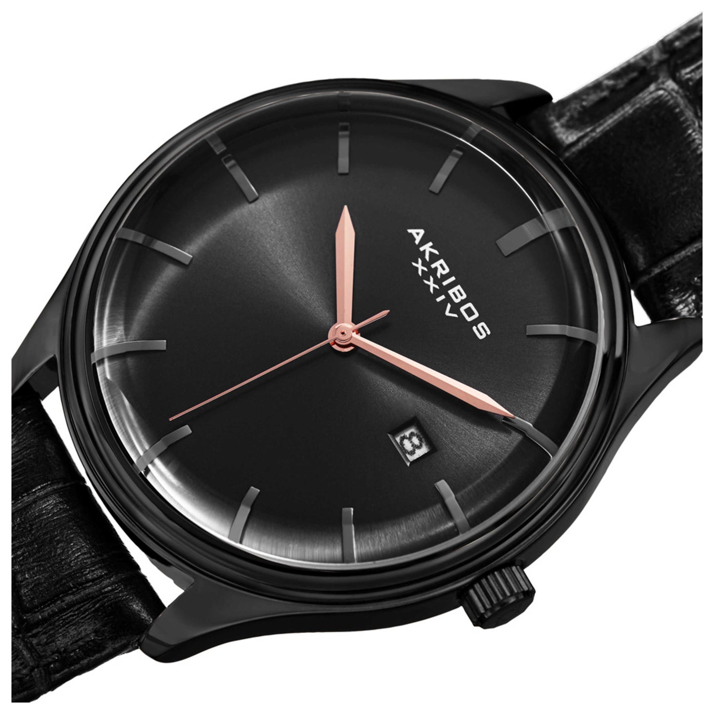 Akribos Xxiv Classic Men's Quartz Watch AK914BK - Image #5