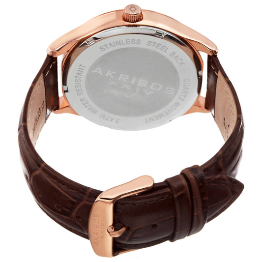 Akribos Xxiv Classic Men's Quartz Watch AK914RGBR - Image #2