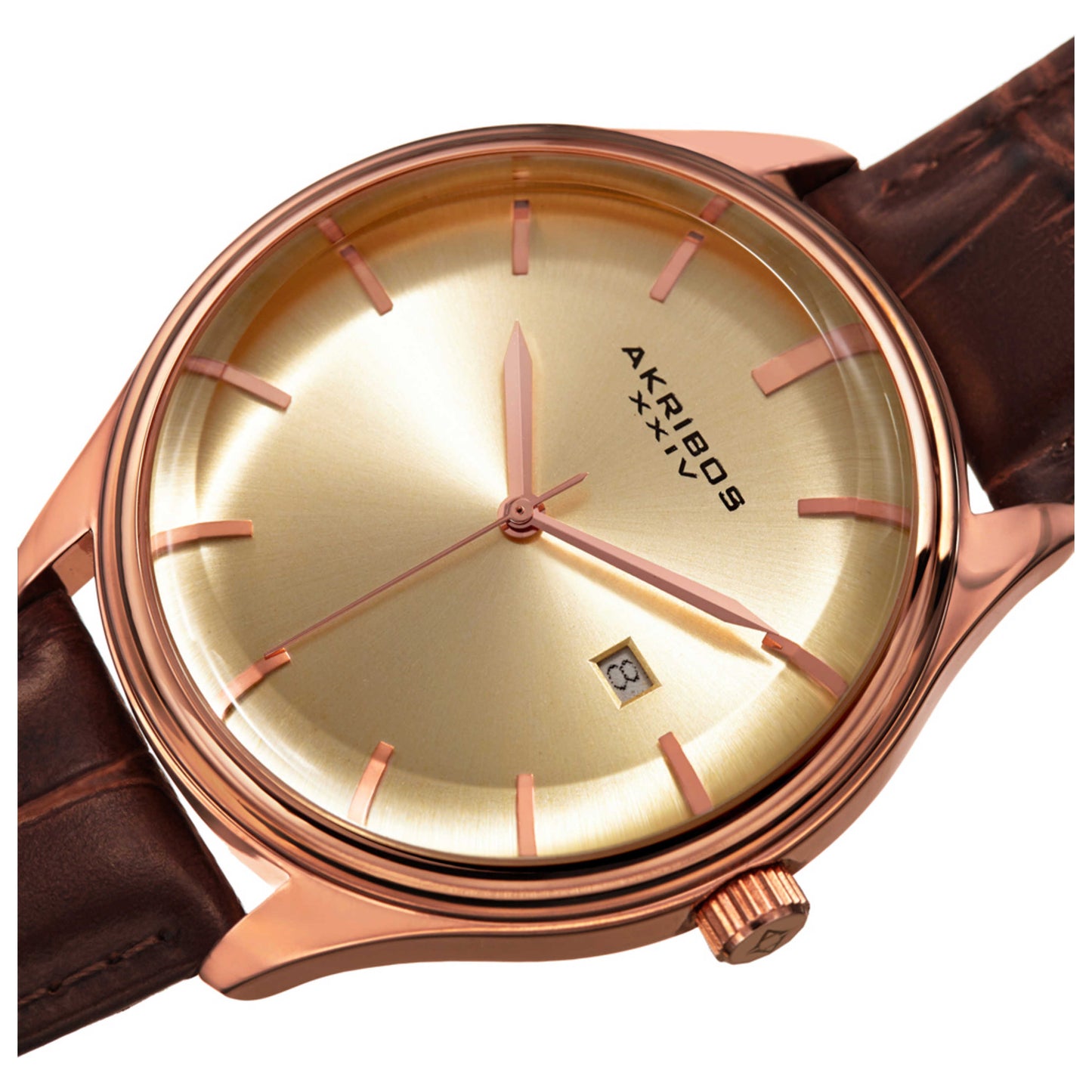 Akribos Xxiv Classic Men's Quartz Watch AK914RGBR - Image #5