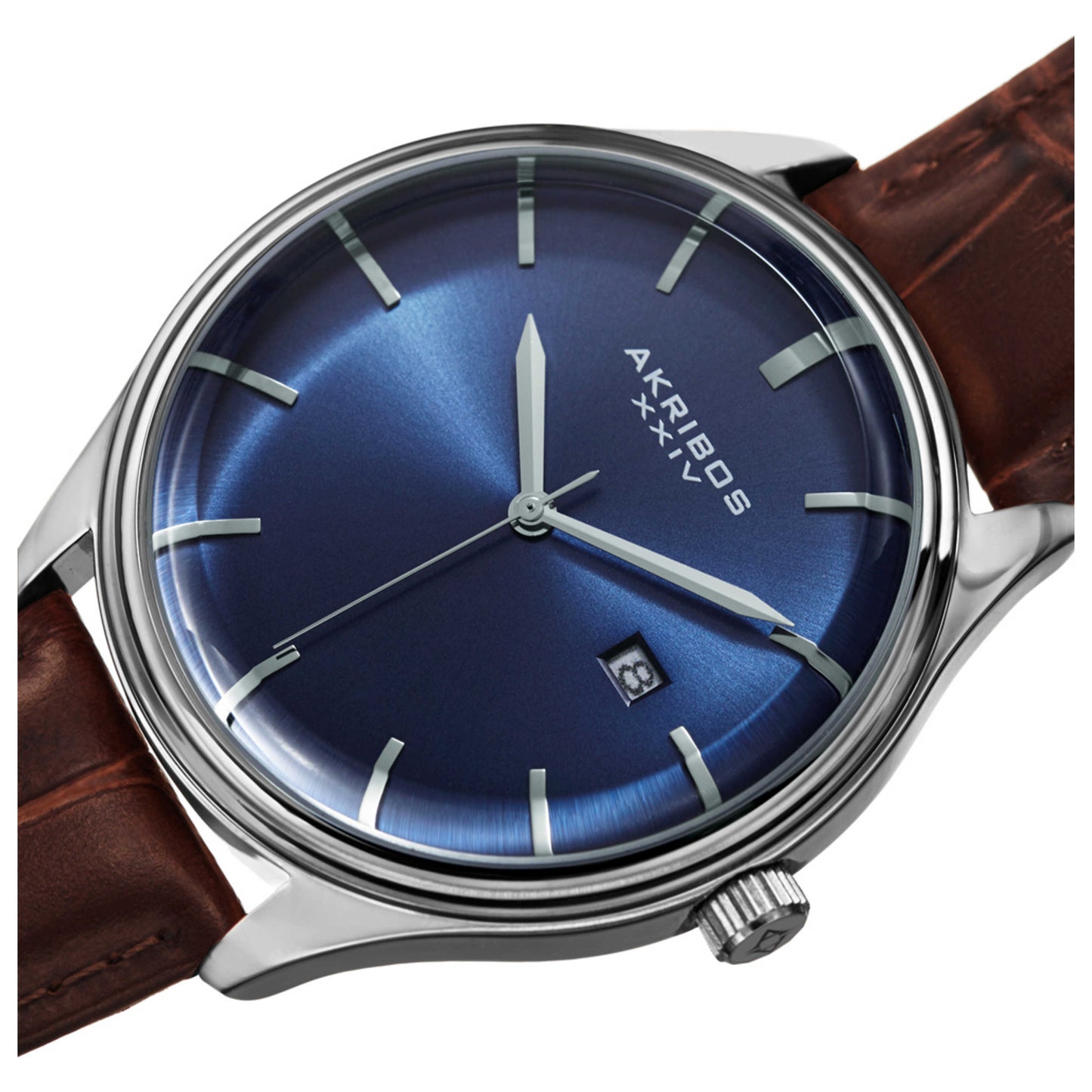 Akribos Xxiv Classic Men's Quartz Watch AK914SSBU - Image #5