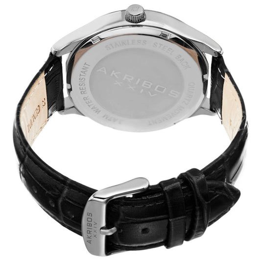 Akribos Xxiv Classic Men's Quartz Watch AK914SSB - Image #2