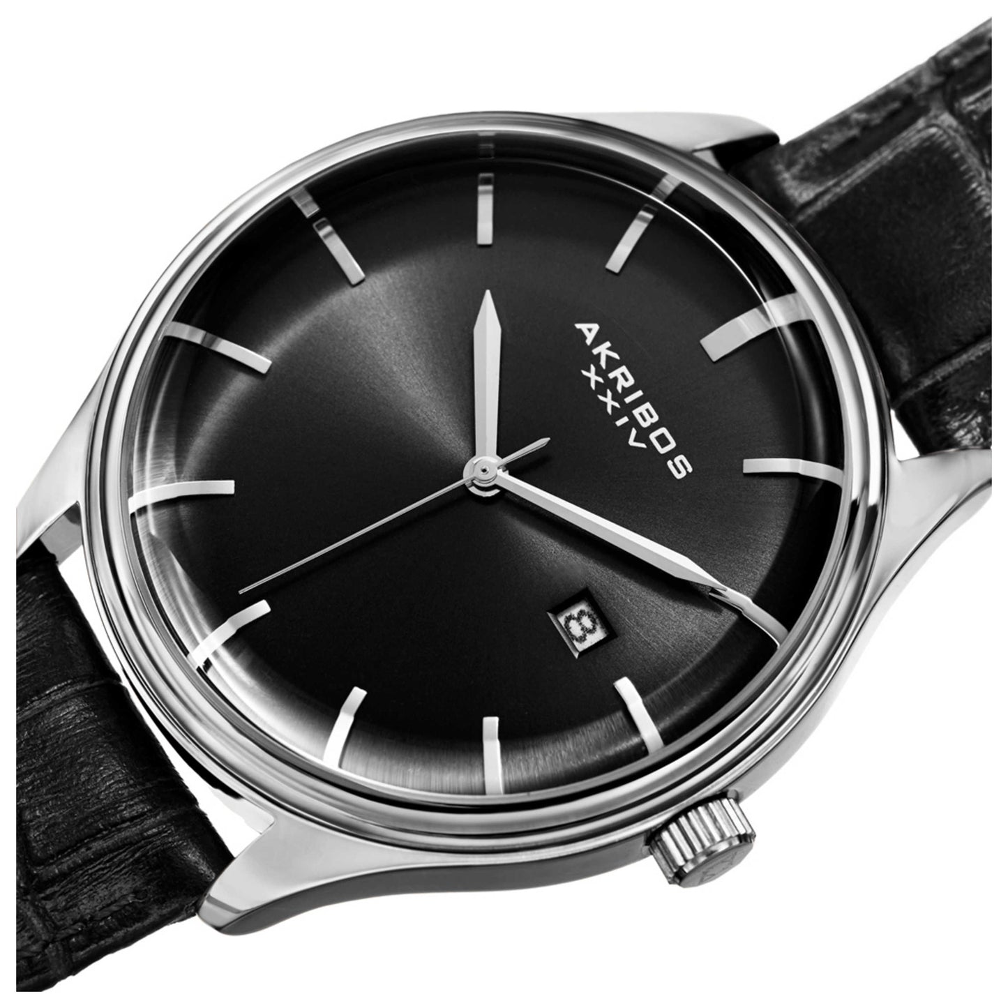 Akribos Xxiv Classic Men's Quartz Watch AK914SSB - Image #5