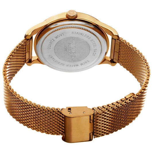 Akribos Xxiv Classic Men's Quartz Watch AK920YGBR - Image #2
