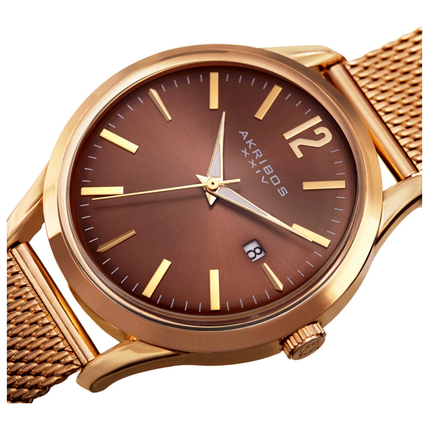 Akribos Xxiv Classic Men's Quartz Watch AK920YGBR - Image #5