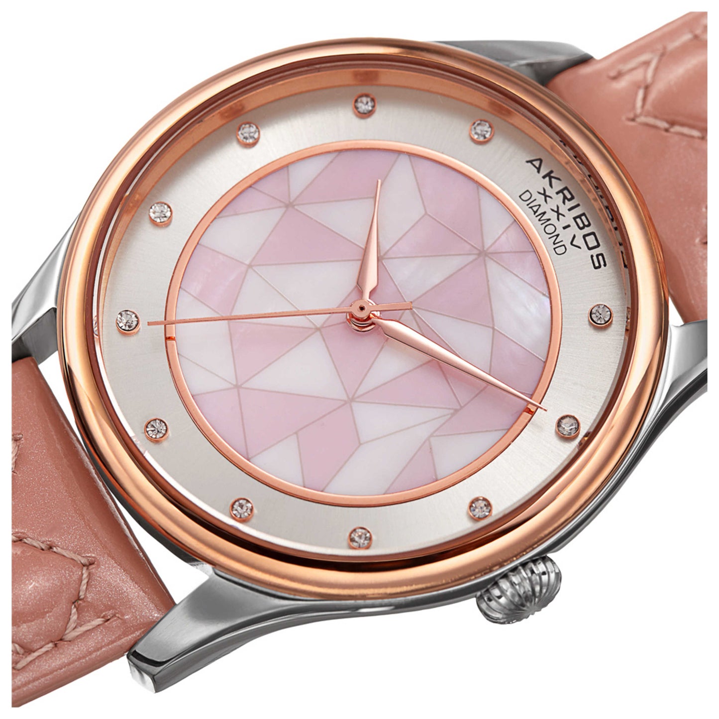 Akribos Xxiv Classic Women's Quartz Watch AK925RGPK - Image #5