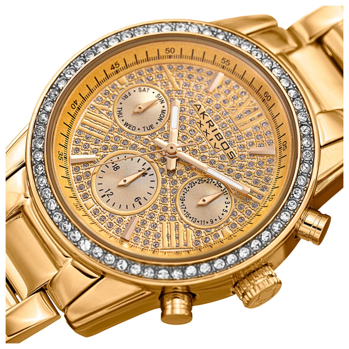 Akribos Xxiv Classic Women's Quartz Watch AK926YG - Image #5