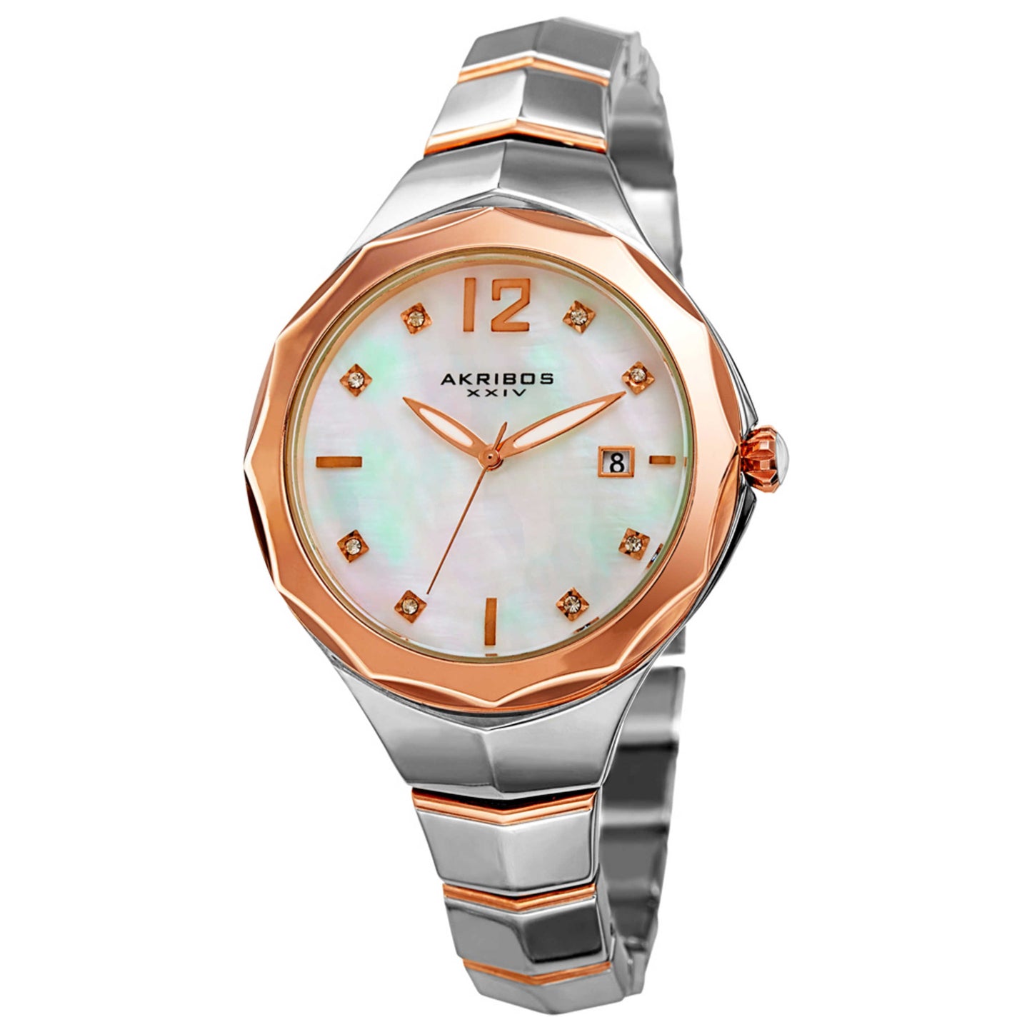 Front view of Akribos Xxiv Classic Women's Quartz Watch AK932TTR