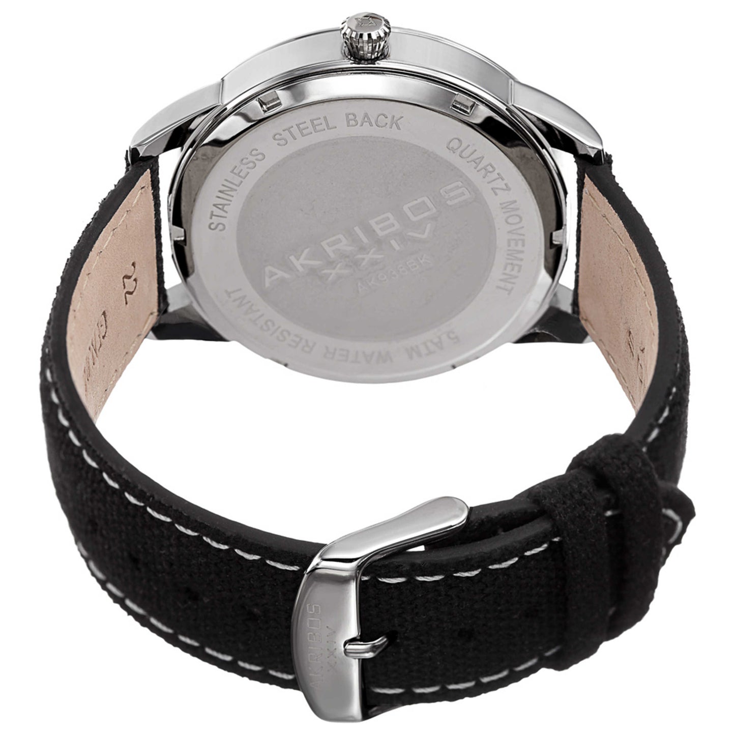 Akribos Xxiv Classic Men's Quartz Watch AK938BK - Image #2
