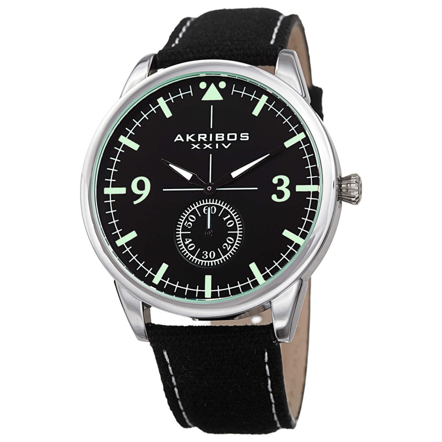Front view of Akribos Xxiv Classic Men's Quartz Watch AK938BK