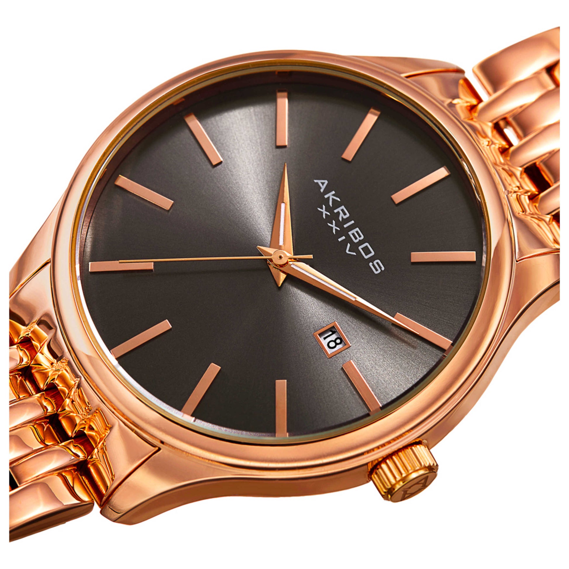 Akribos Xxiv Classic Men's Quartz Watch AK941RG - Image #5