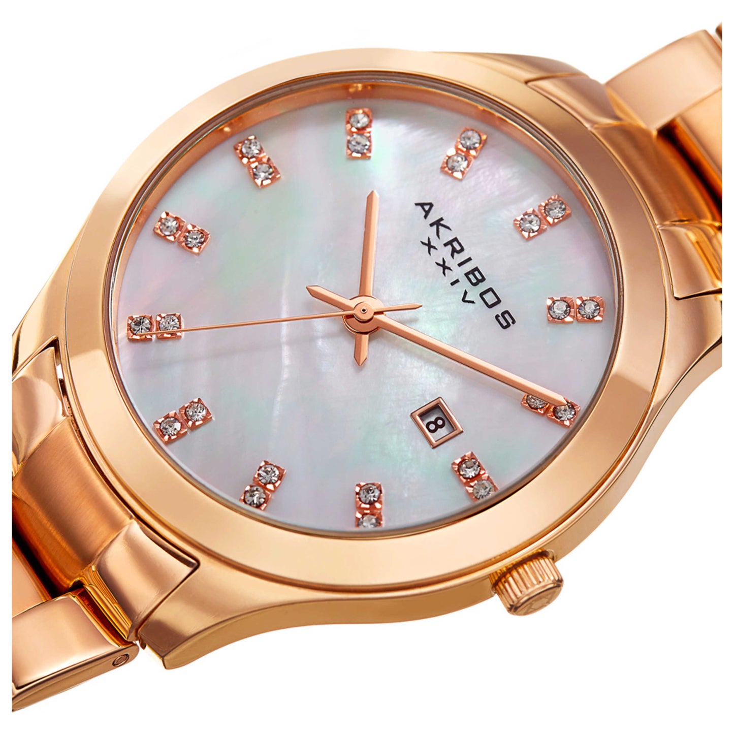 Akribos Xxiv Classic Women's Quartz Watch AK954RG - Image #5