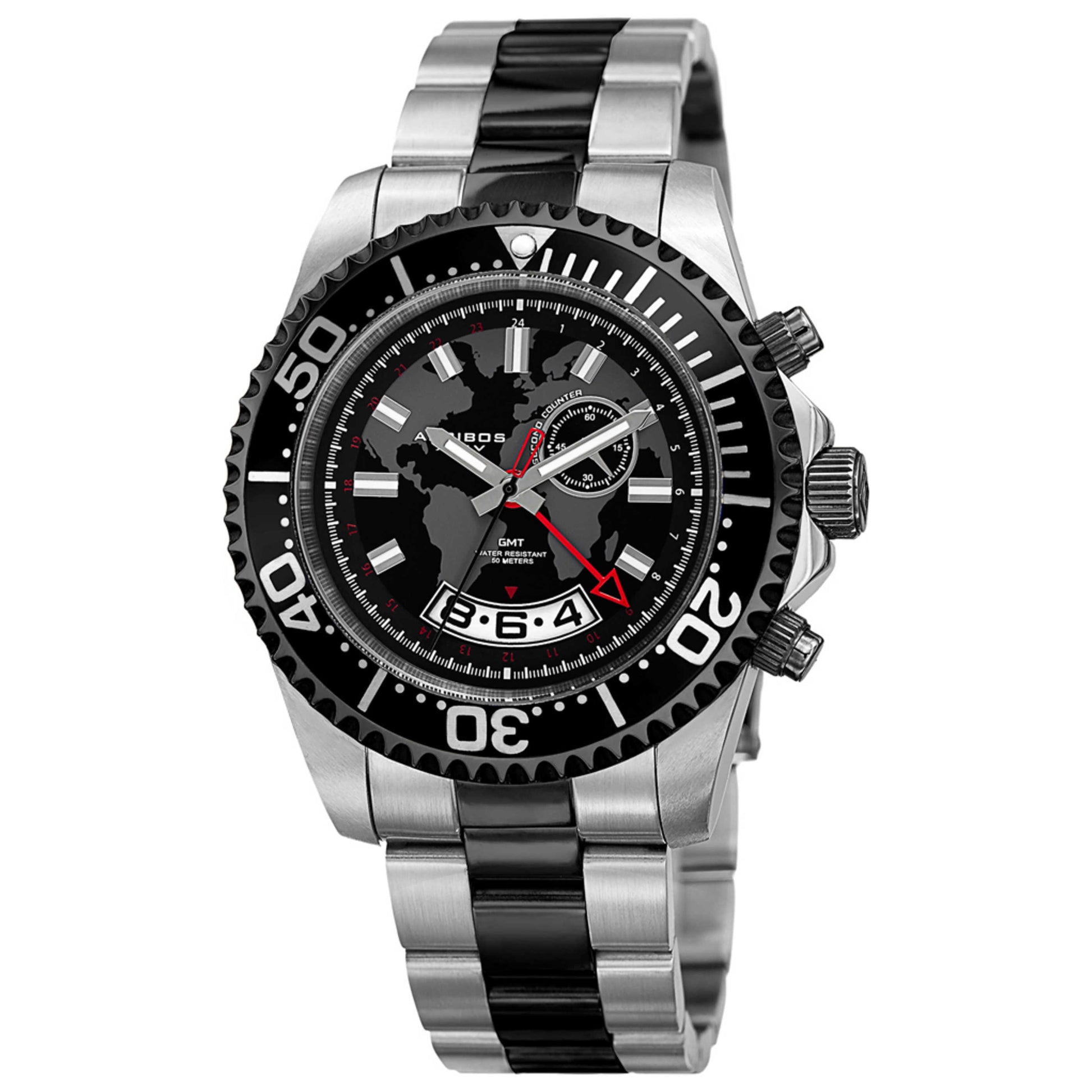 Front view of Akribos Xxiv Classic Men's Quartz Watch AK955TTB