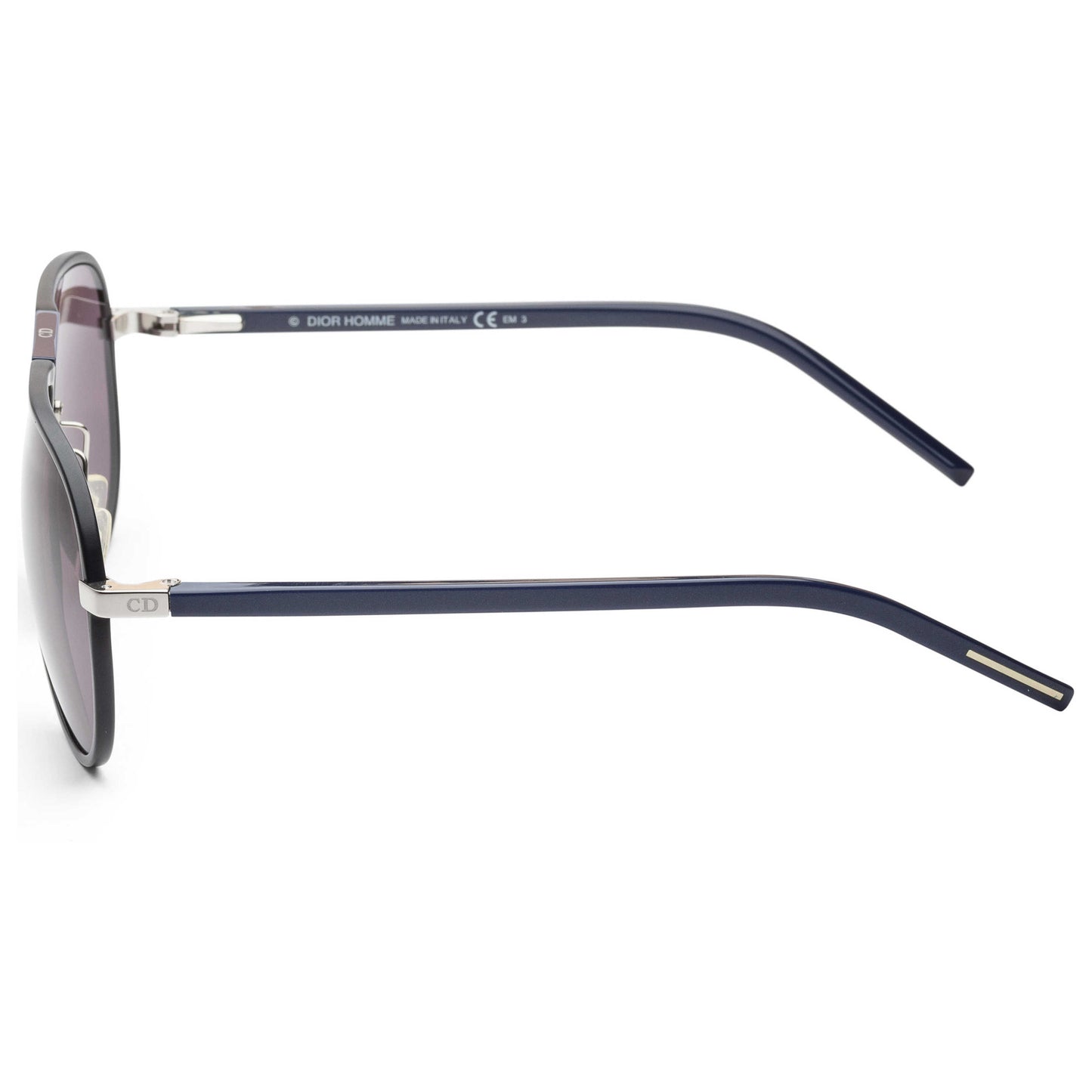 Left view of Christian Dior Homme AL Men's Sunglasses AL132S-018-BN