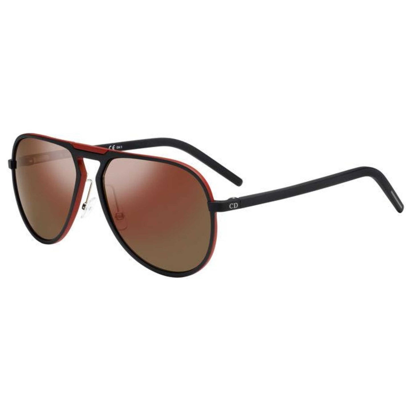 Front view of Christian Dior Homme AL Men's Sunglasses AL132S-20V-RD