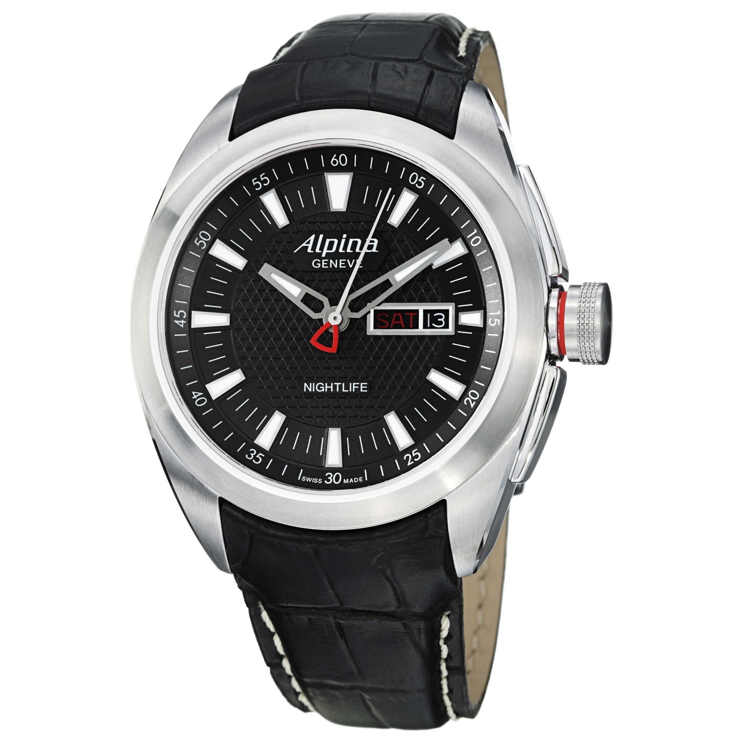 Front view of Alpina Club Men's Quartz Watch AL242B4RC6