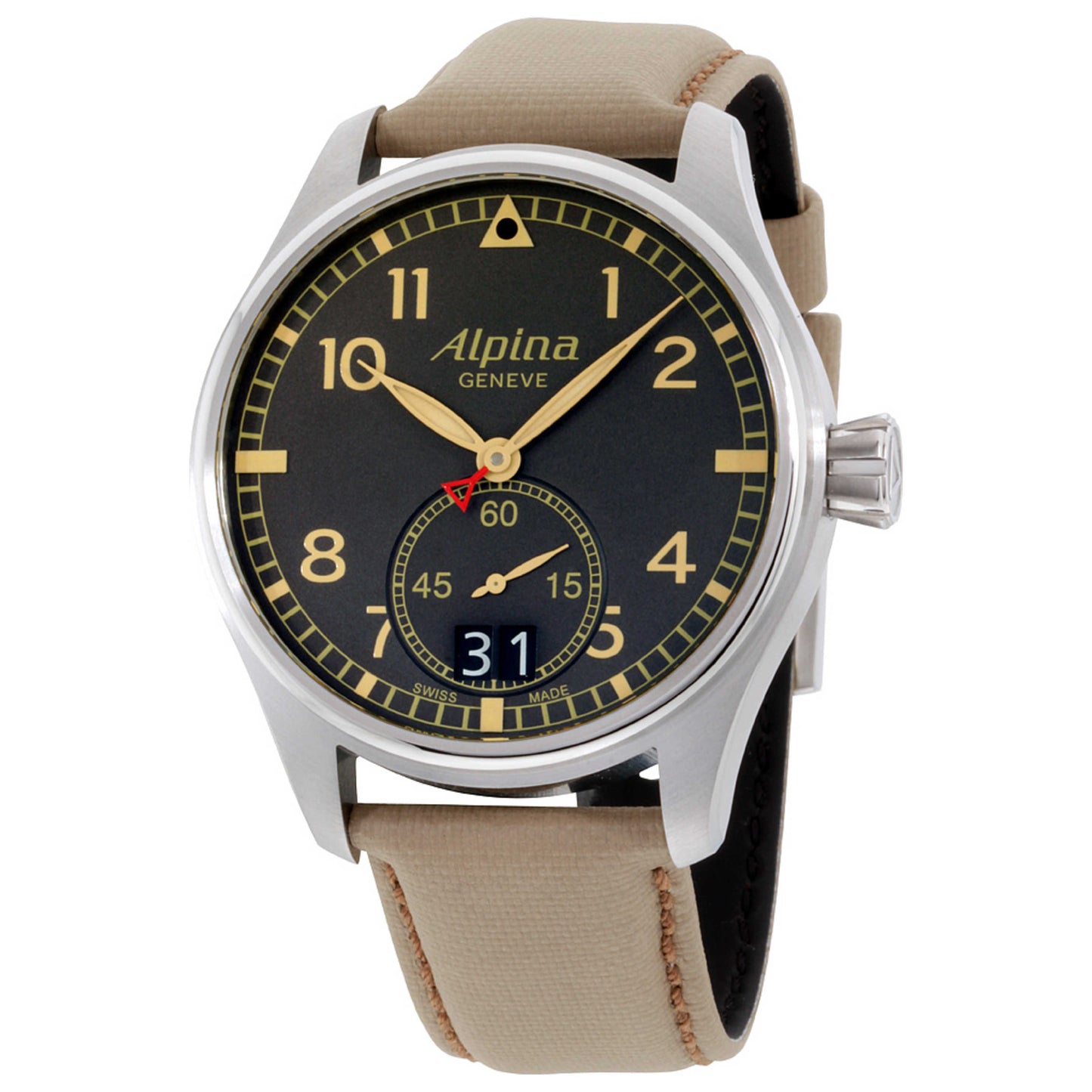 Front view of Alpina Startimer Men's Quartz Watch AL280BGR4S6