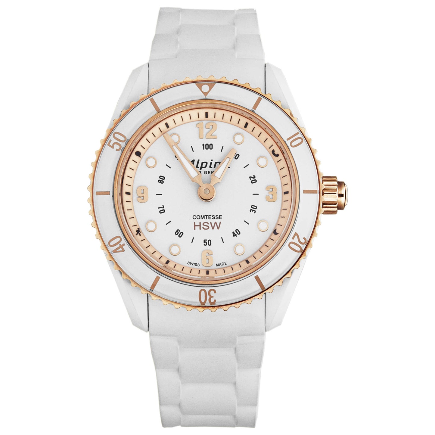 Front view of Alpina Women's Quartz Watch AL281WY3V4