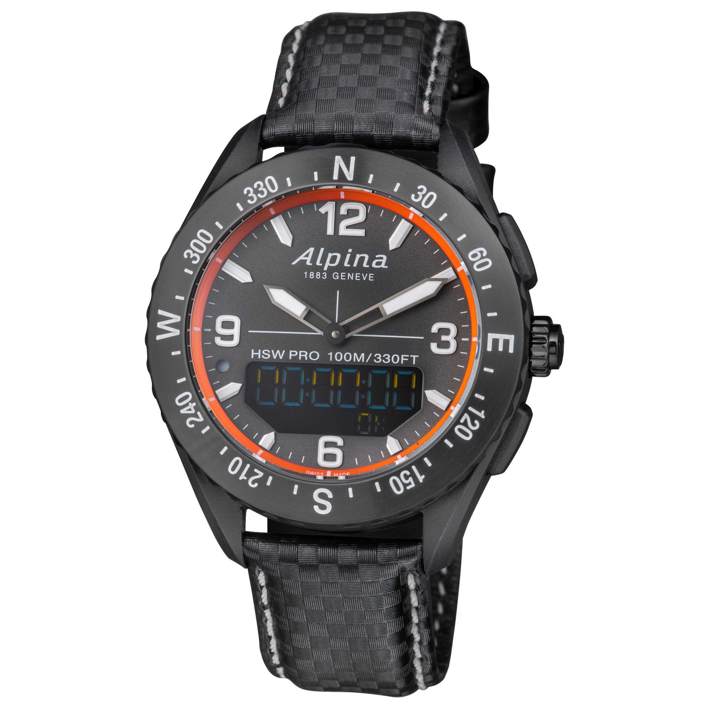 Front view of Alpina Alpiner X 135 Years Men's Quartz Watch AL283LBGO5AQ6