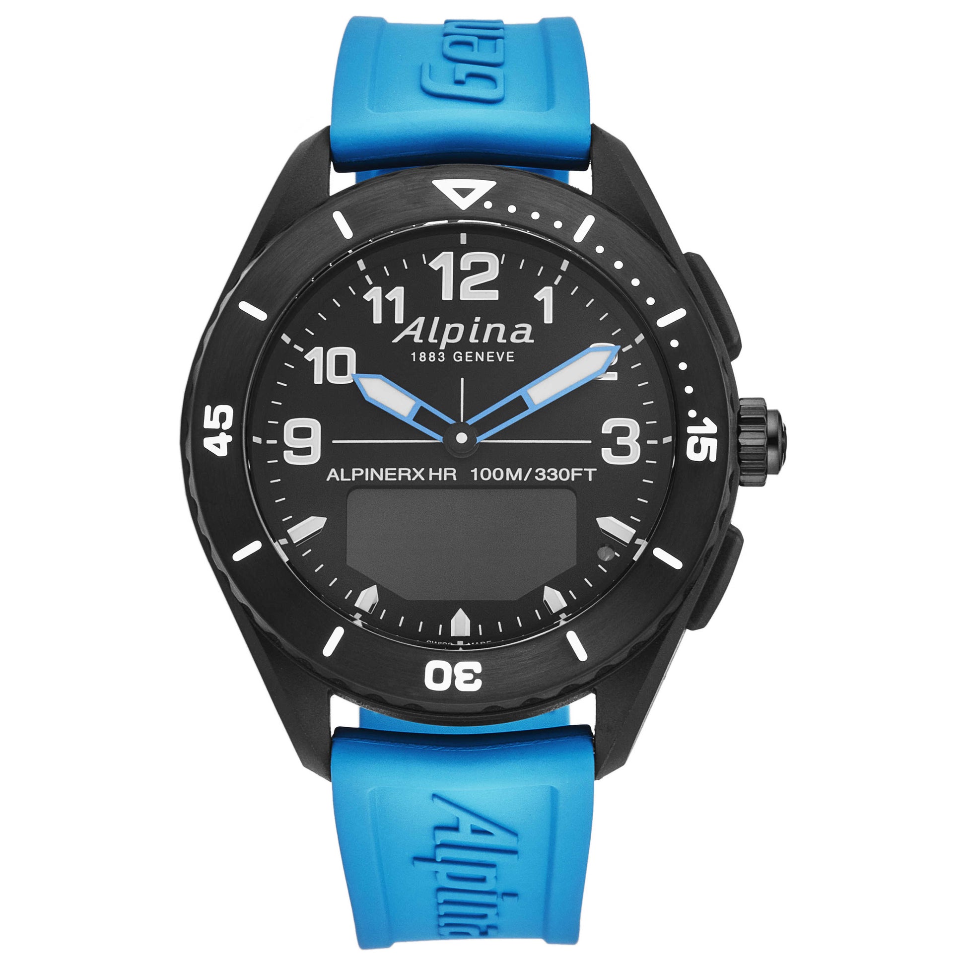 Front view of Alpina AlpinerX Men's Quartz Watch AL284LBBW5AQ6