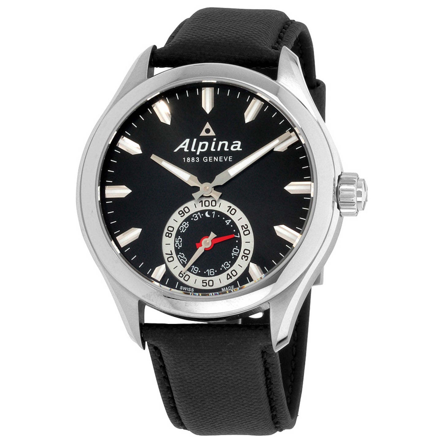 Front view of Alpina HSW Men's Quartz Watch AL285BS5AQ6