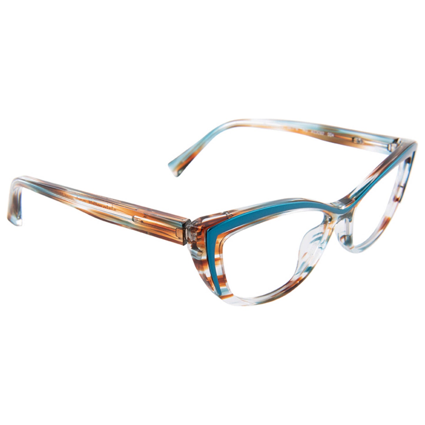 Front view of Alain Mikli Fashion Women's Opticals AL3092-TEAL-4-56