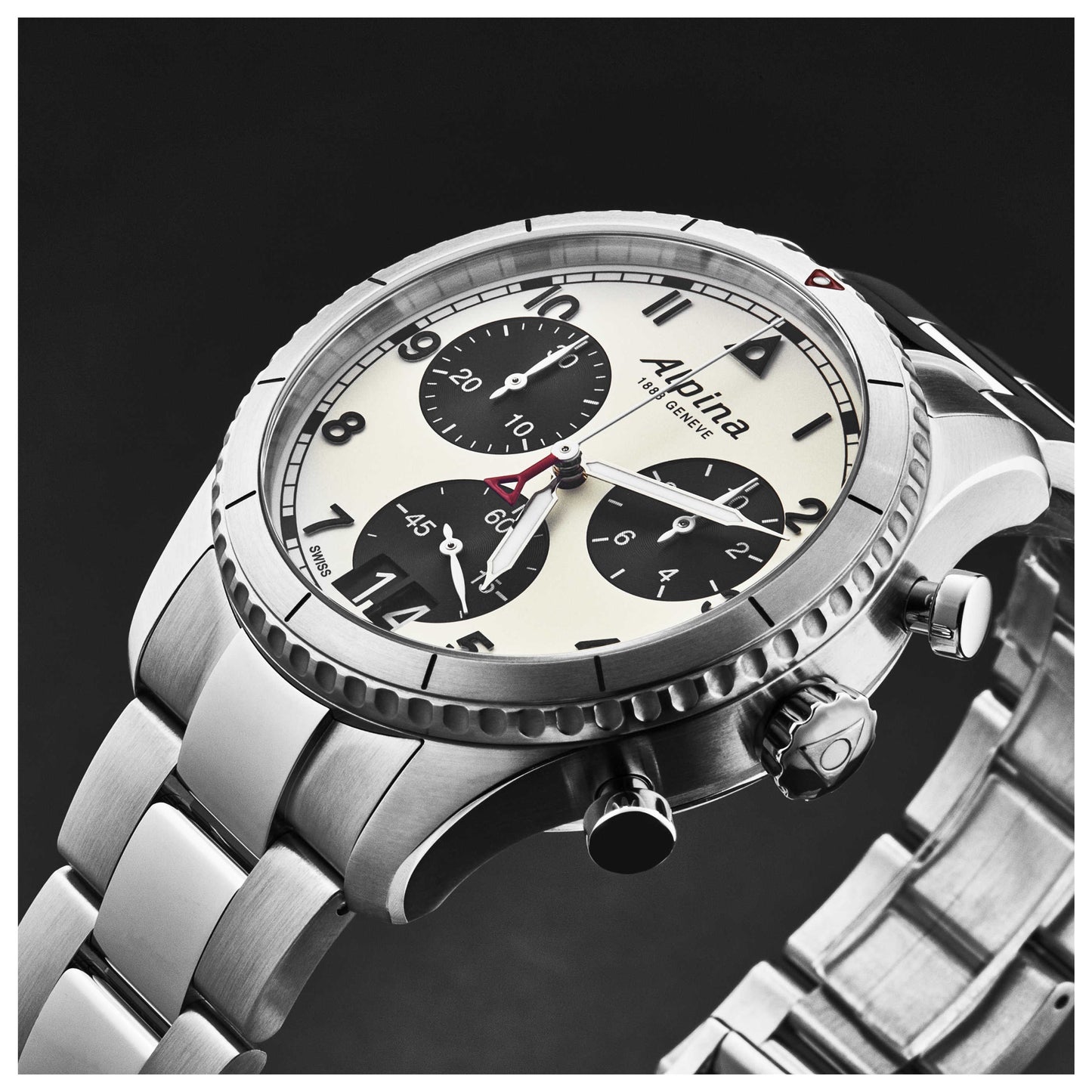 Alpina Smartimer Men's Quartz Watch AL372WB4S26B - Image #2