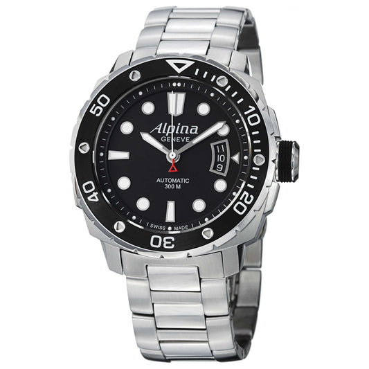 Front view of Alpina Extreme Diver Men's Automatic Watch AL525LB4V26B