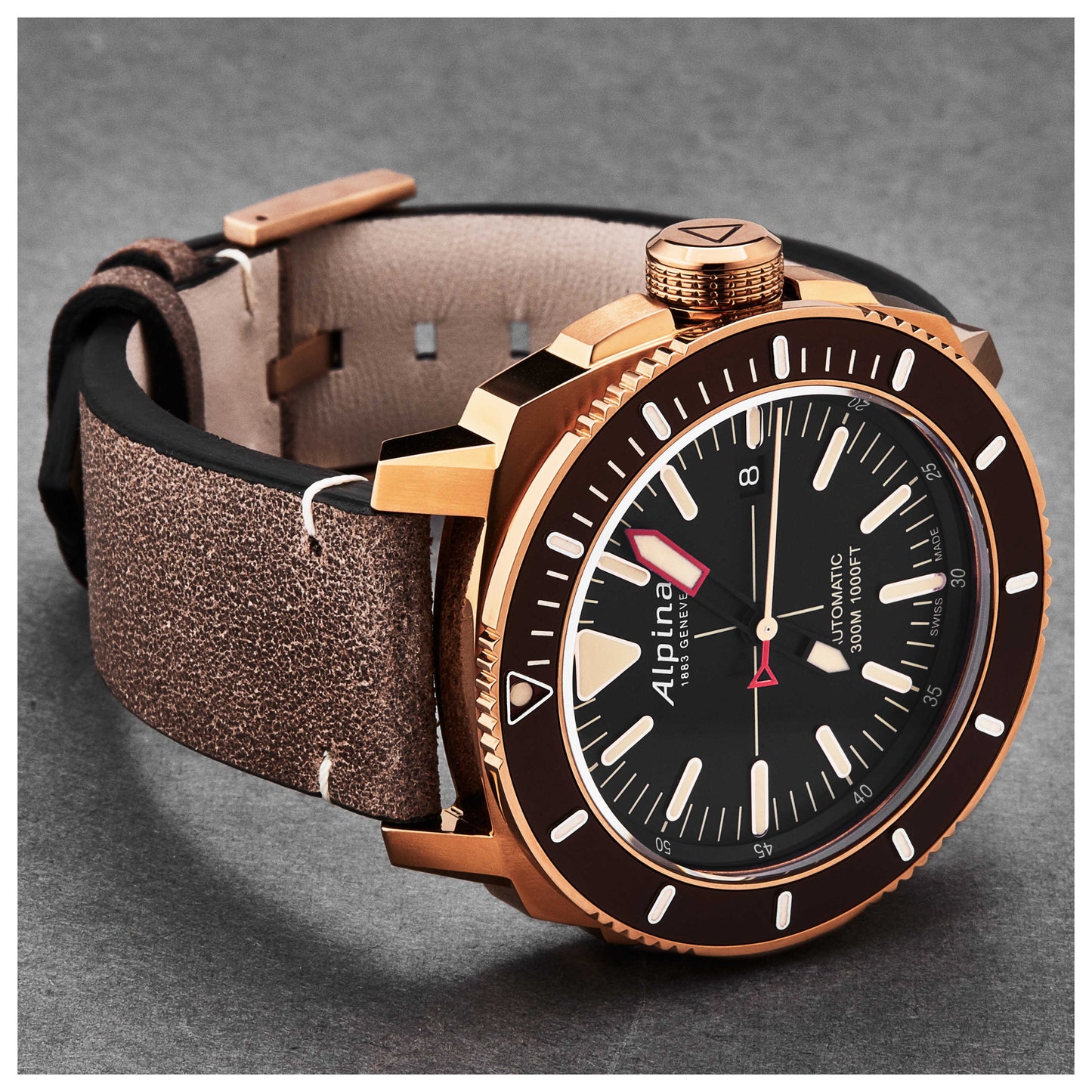 Alpina Seastrong Diver Men's Automatic Watch AL525LBBR4V4 - Image #5