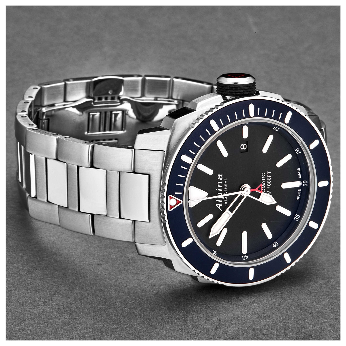 Alpina Seastrong Diver Men's Automatic Watch AL525LBN4V6B - Image #2