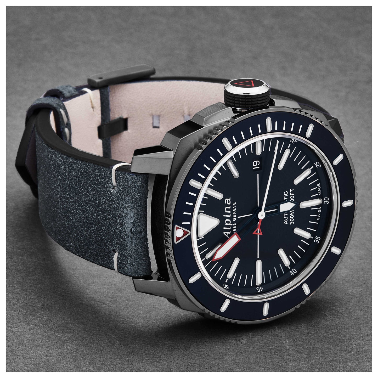 Alpina Seastrong Diver Men's Automatic Watch AL525LNN4TV6 - Image #2