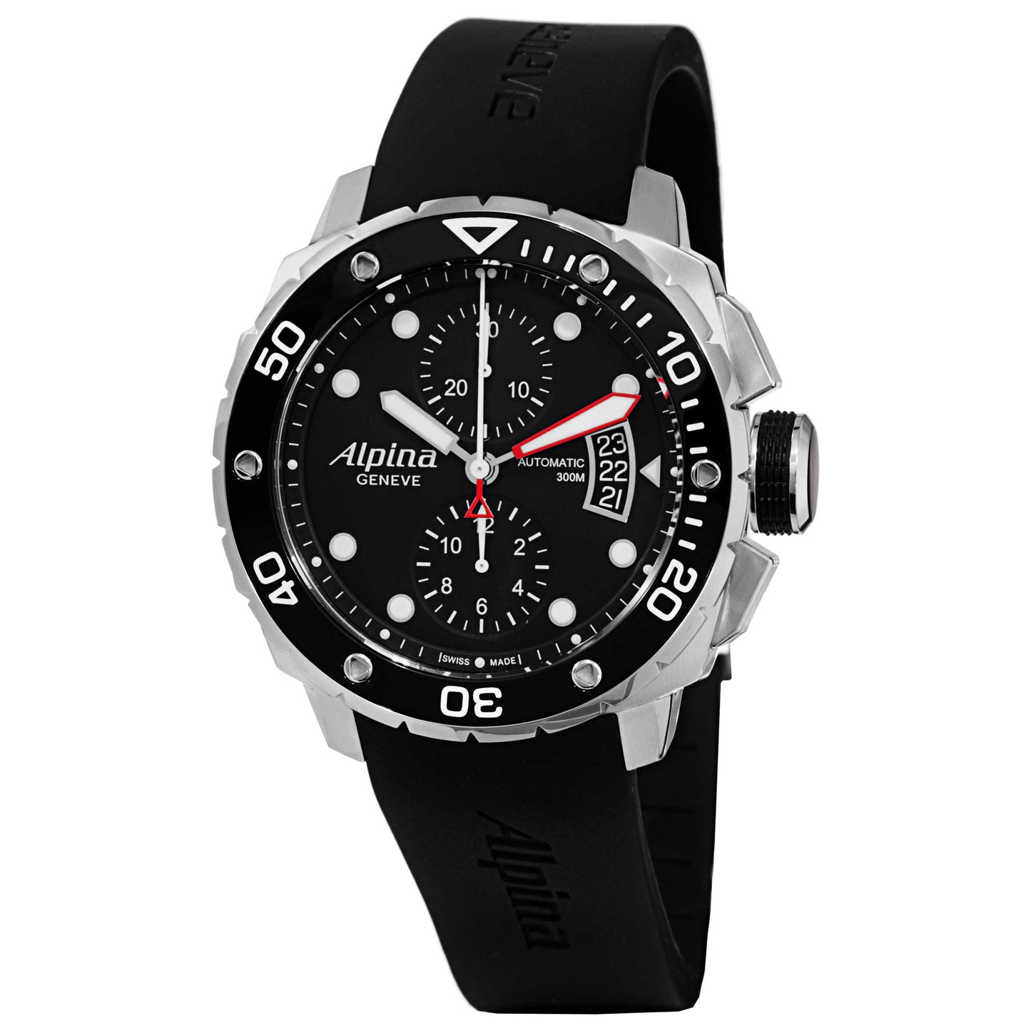 Front view of Alpina Extreme Diver Men's Automatic Watch AL725LB4V26