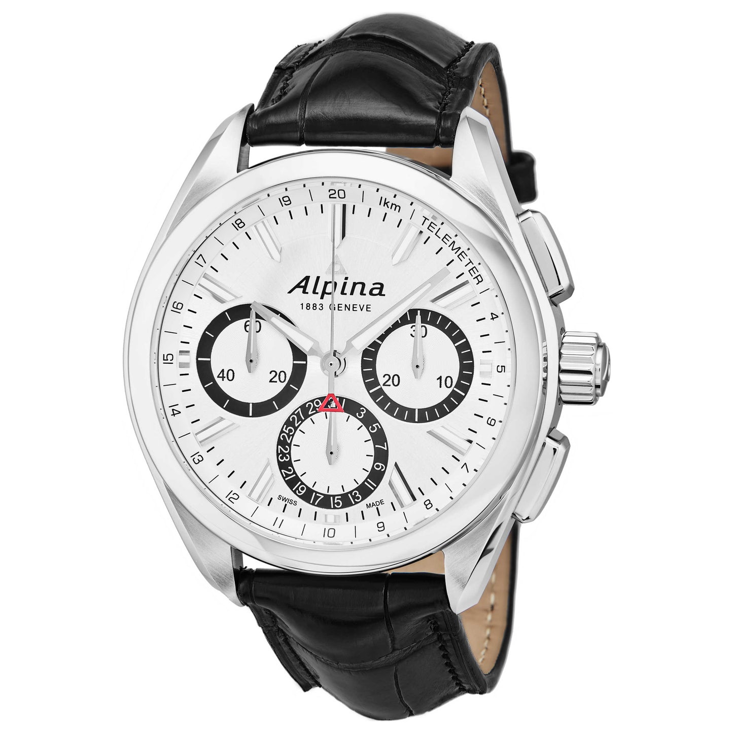 Front view of Alpina Alpiner Men's Automatic Watch AL760SB5AQ6
