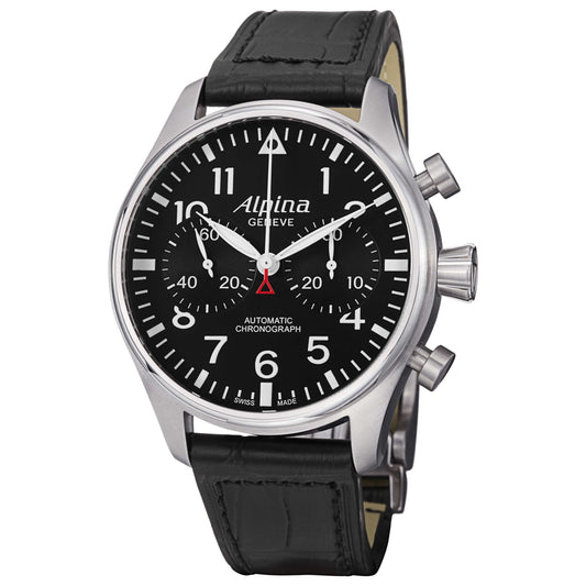 Front view of Alpina Aviation Men's Automatic Watch AL860B4S6