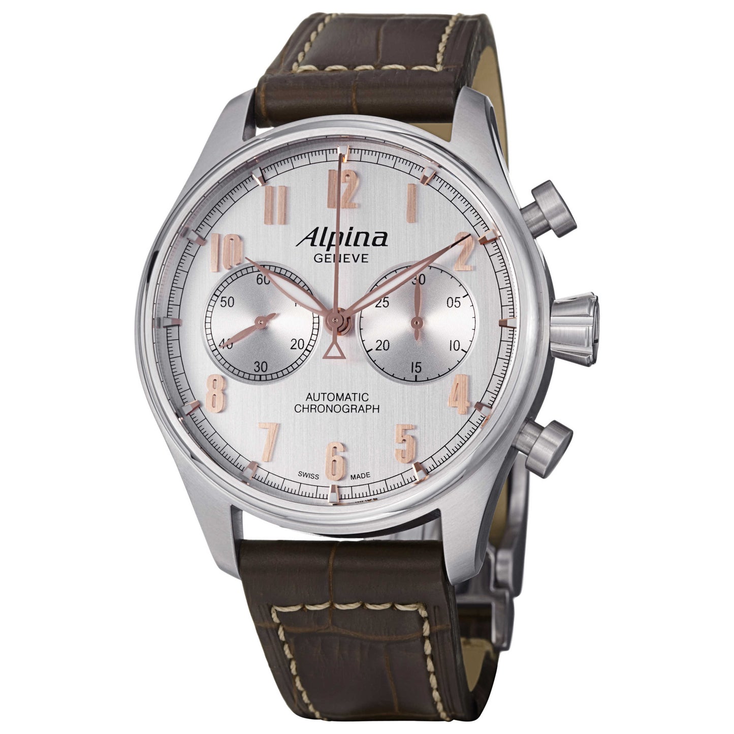Front view of Alpina Aviation Men's Automatic Watch AL860SCR4S6