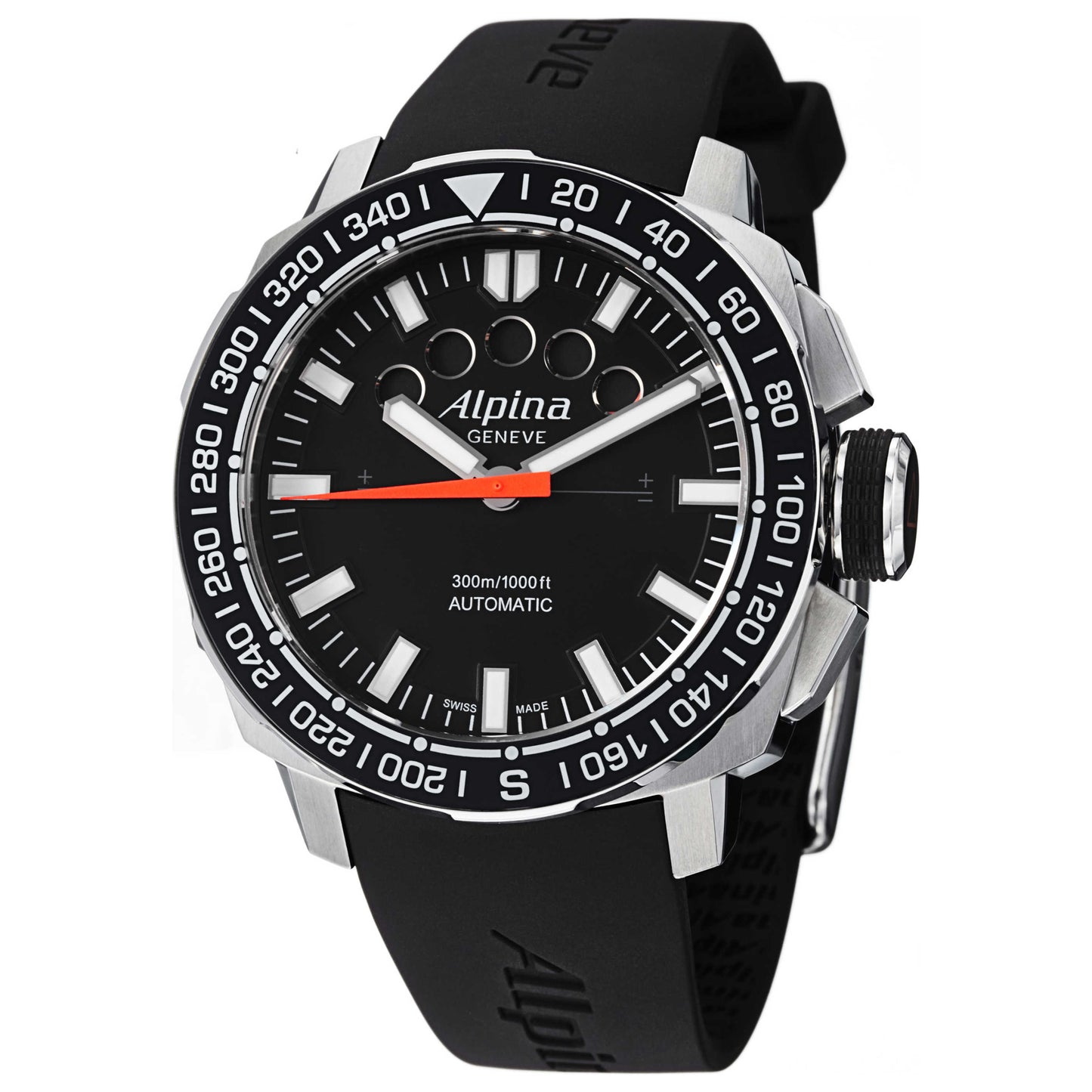 Front view of Alpina Adventure Men's Automatic Watch AL880LB4V6