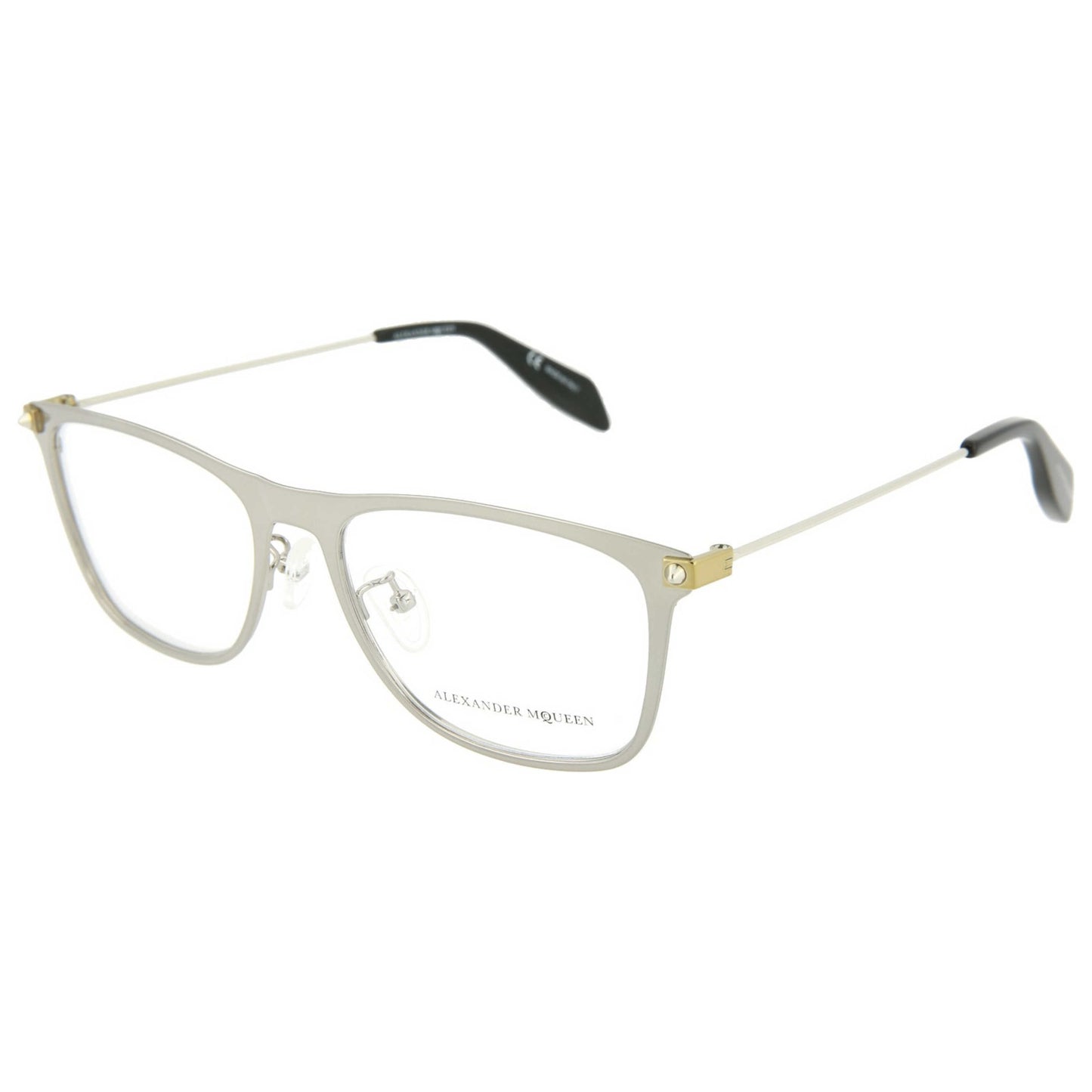 Front view of Alexander McQueen Fashion Men's Opticals AM0091O-30001352-003