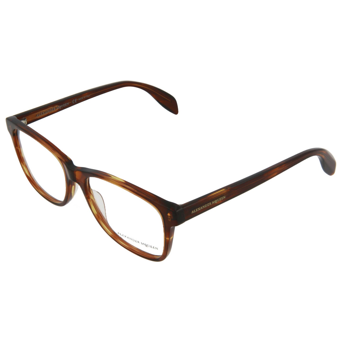Front view of Alexander McQueen Core Men's Opticals AM0113O-30001854-002