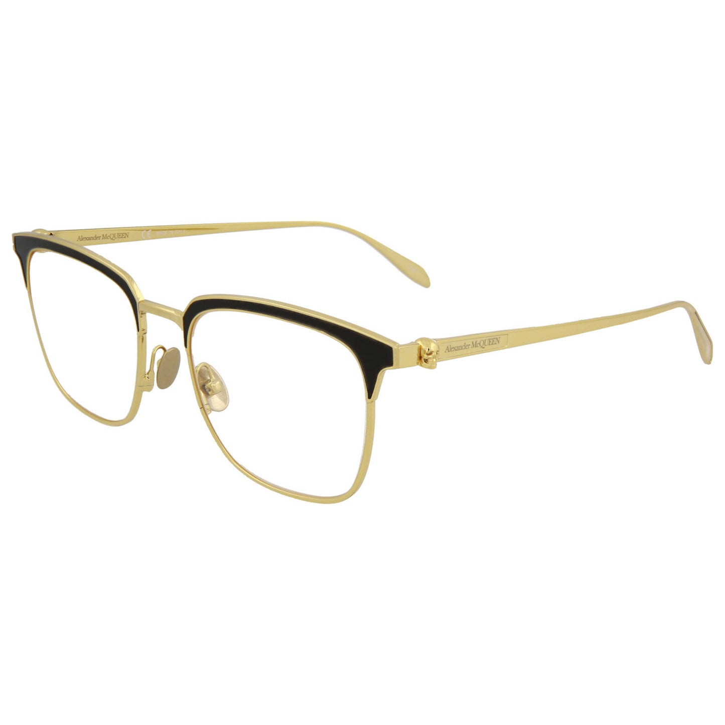 Front view of Alexander McQueen Fashion Unisex Opticals AM0202S-30007765-001