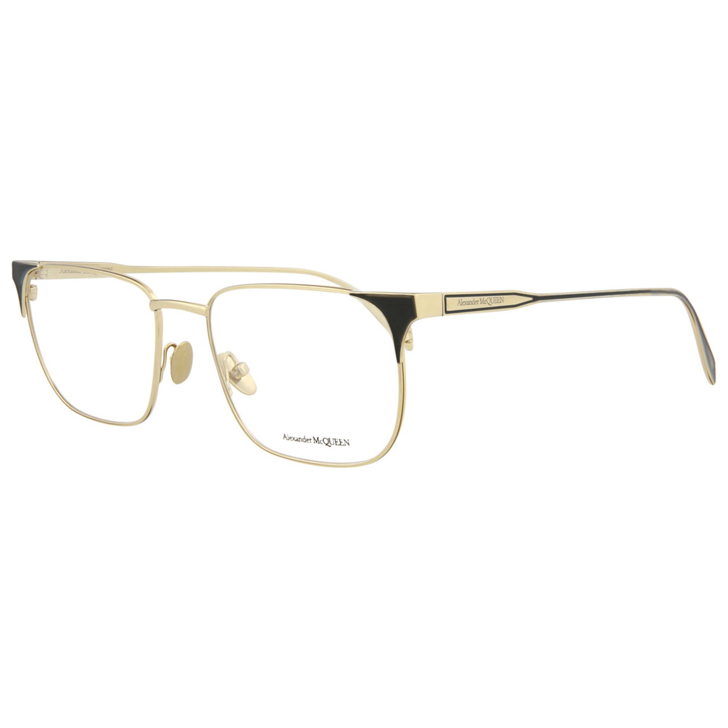 Front view of Alexander McQueen Fashion Men's Opticals AM0206O-30006951-001
