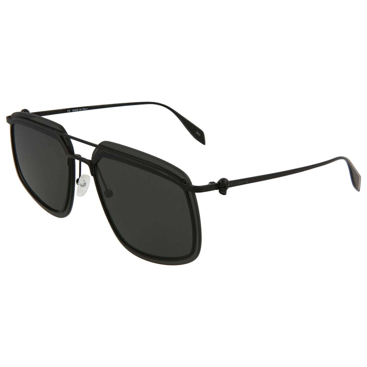 Front view of Alexander McQueen Fashion Men's Sunglasses AM0221SK-30008230-002
