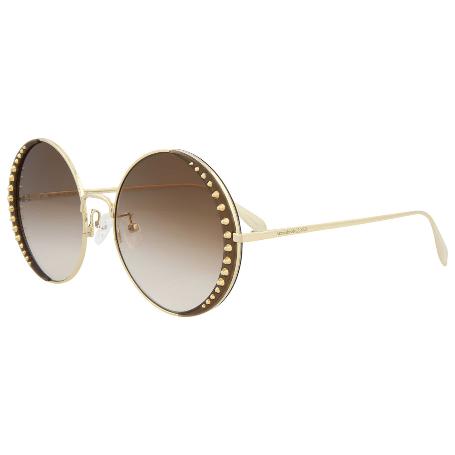 Front view of Alexander McQueen Fashion Women's Sunglasses AM0311S-30010857-002