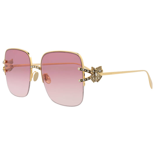 Front view of Alexander McQueen Women's Sunglasses AM0371S-30013274-003