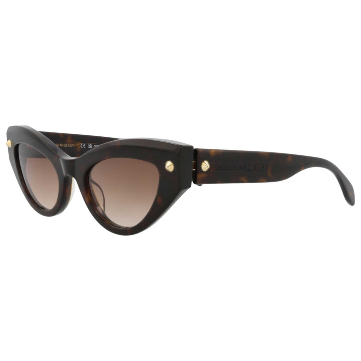 Front view of Alexander McQueen Women's Sunglasses AM0407S-30014338-002