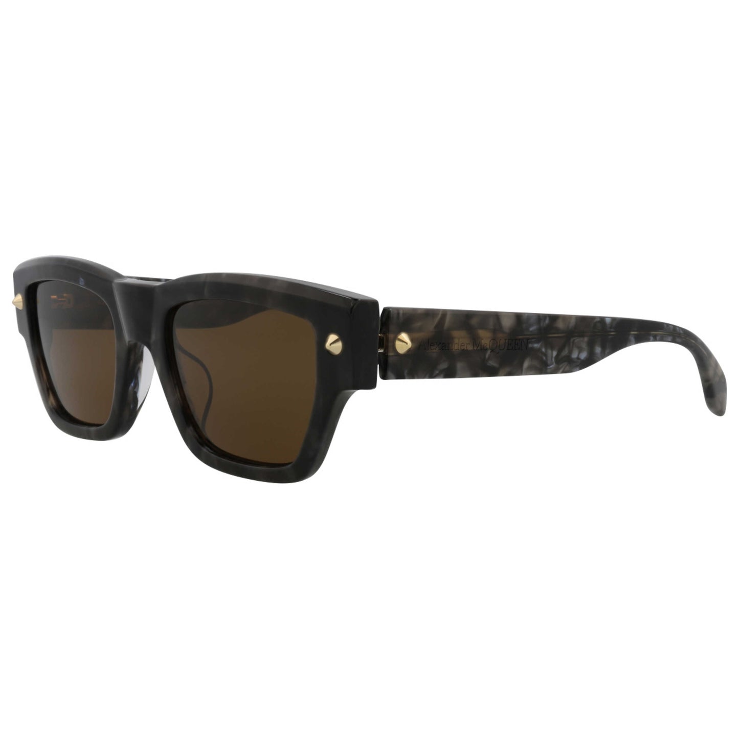 Front view of Alexander McQueen Fashion Men's Sunglasses AM0409S-30014340004