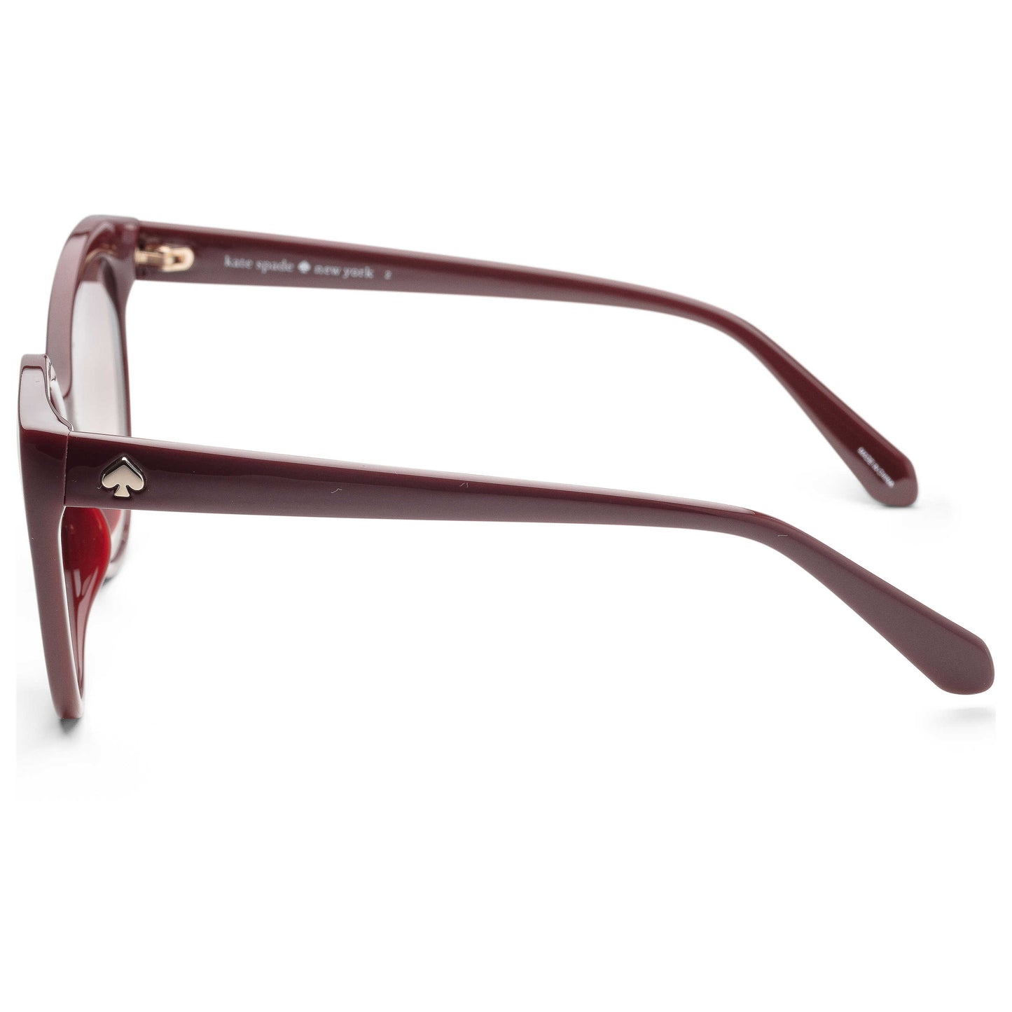 Left view of Kate Spade Amya Women's Sunglasses AMYA-0LHF-HA