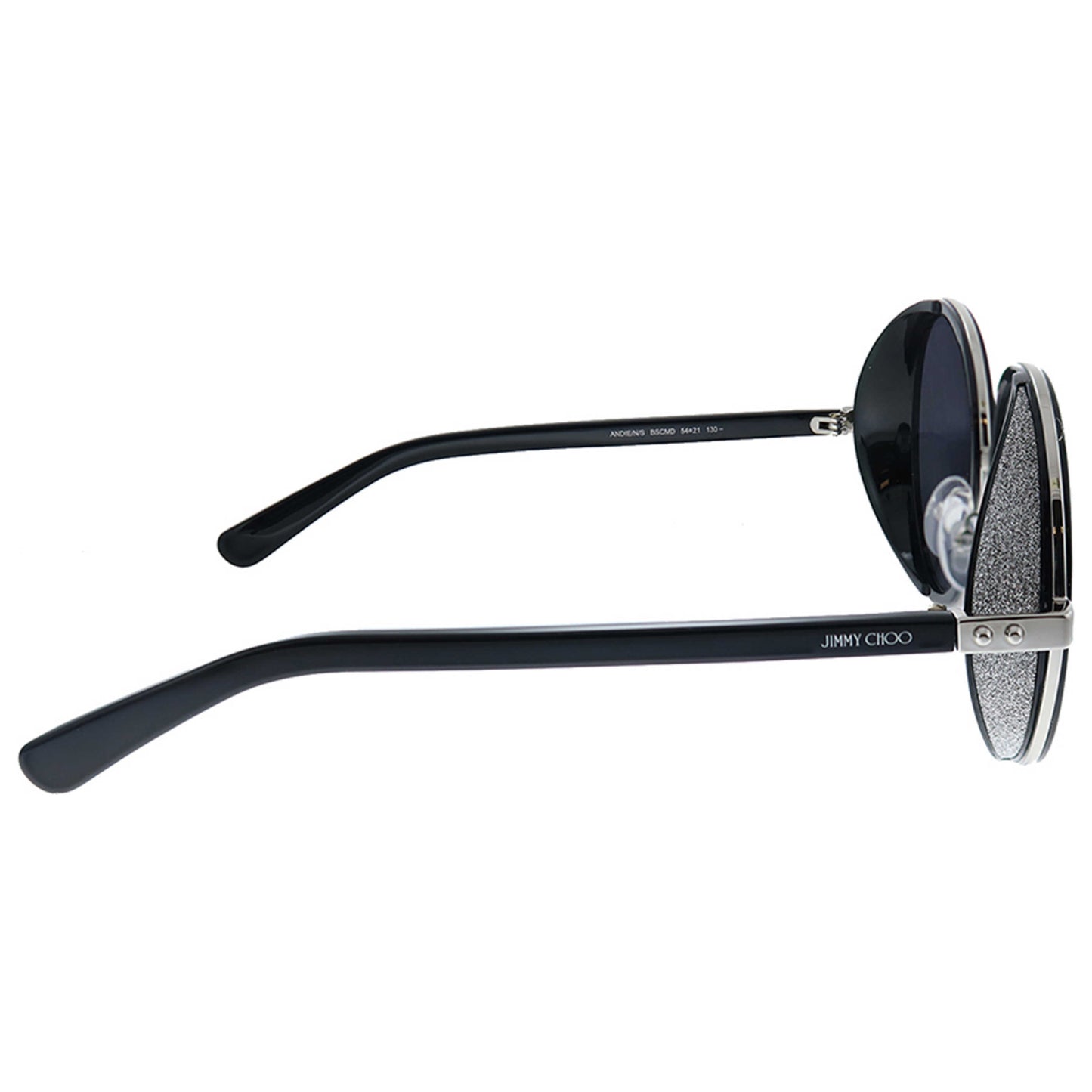 Jimmy Choo Andie Women's Sunglasses ANDIE-N-S-0BSC-54-21 - Image #4