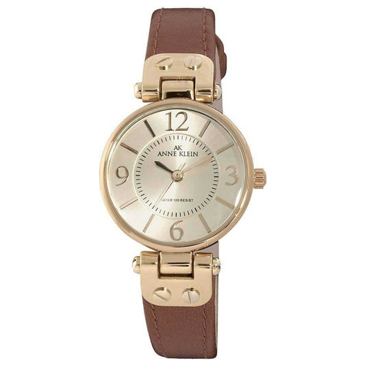 Front view of Anne Klein Casual Women's Japanese Quartz (Battery-Powered) Watch ANNE-KLEIN-10-9442CHHY
